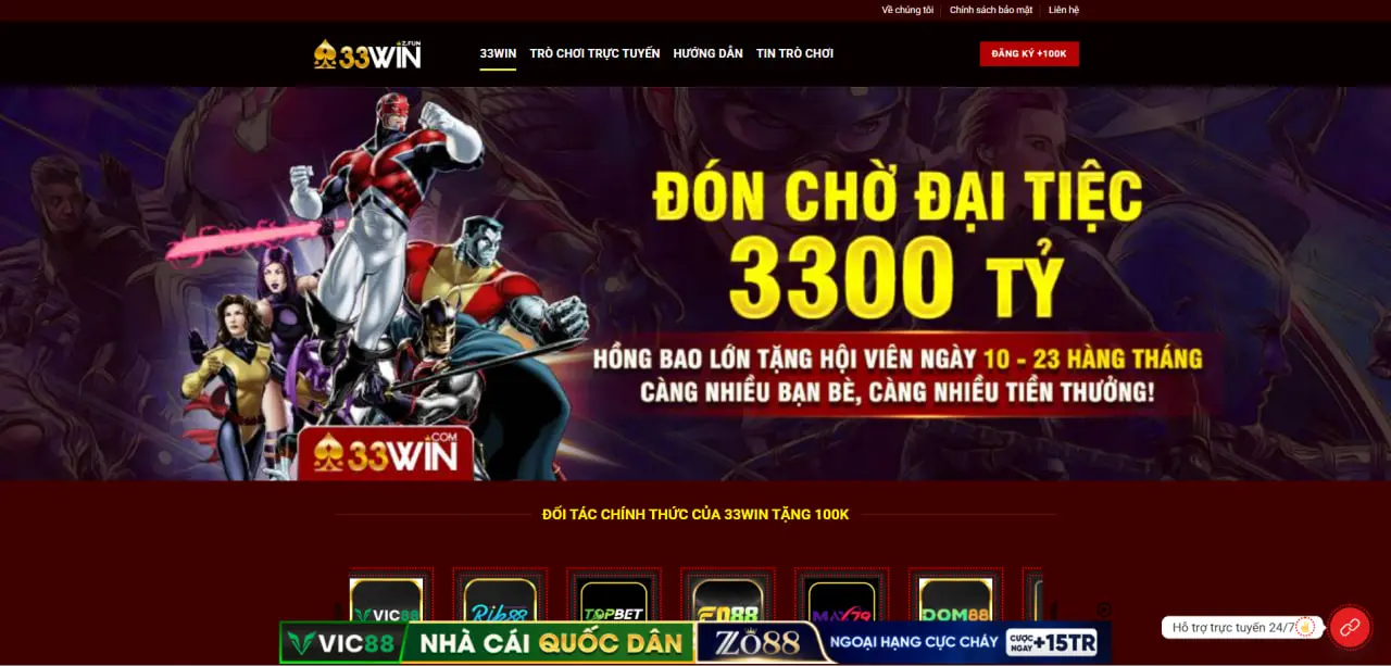 Giới thiệu nhà cái 33win